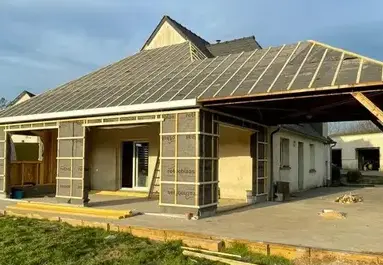charpente bois Maen Roch-2