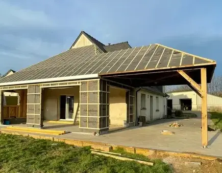 installation de bardage Maen Roch-1