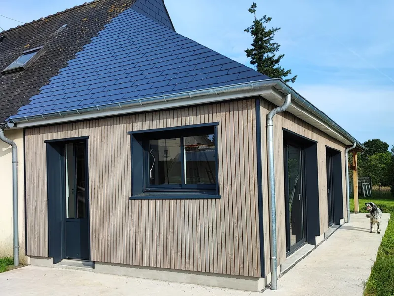 installation de bardage val couesnon